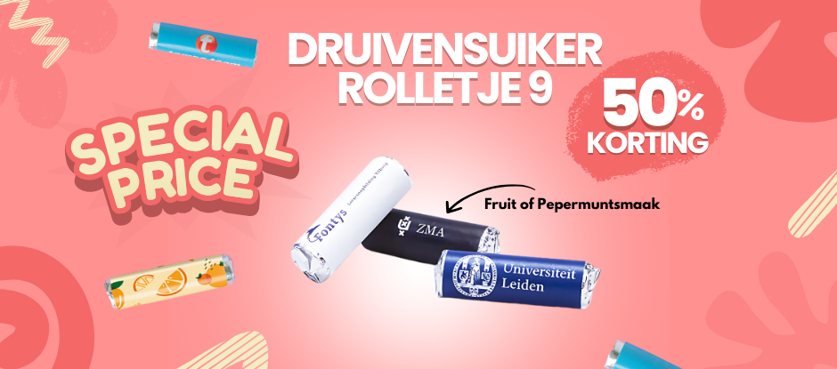 Druivensuiker rolletjes aanbieding